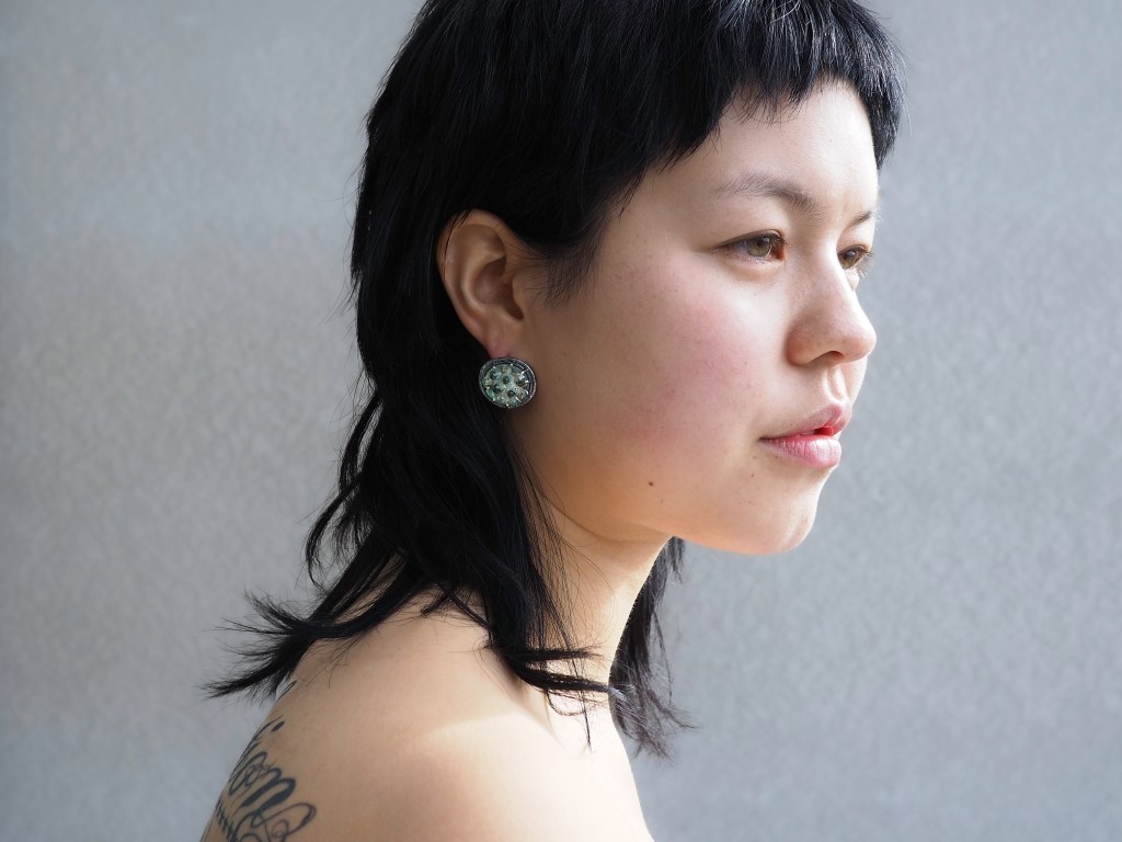 Rummer glass earrings